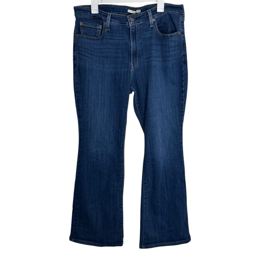 Levi’s 726 Medium Wash Flare Bottom Jeans